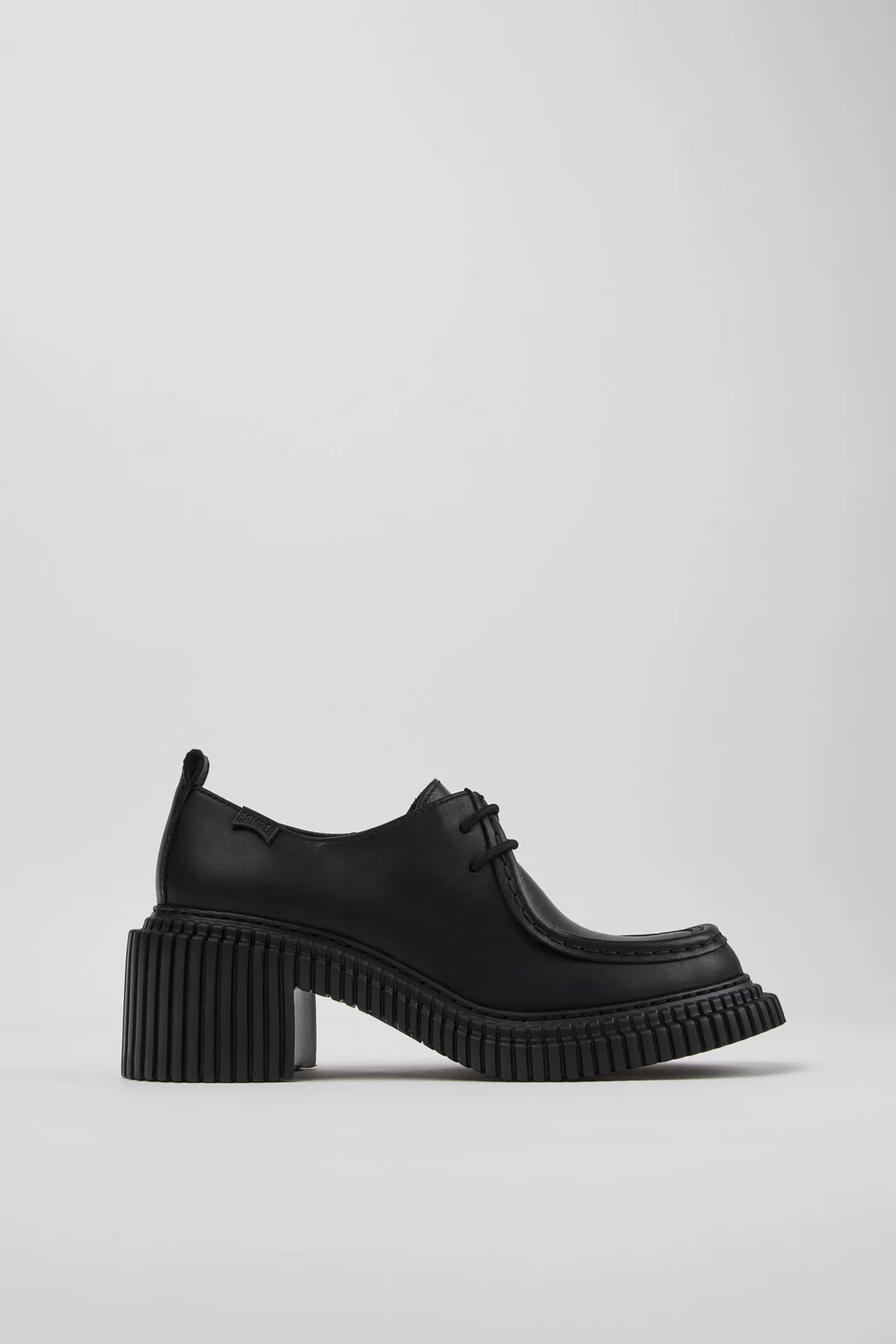 Pix London Black Leather Shoes for Women. - 1
