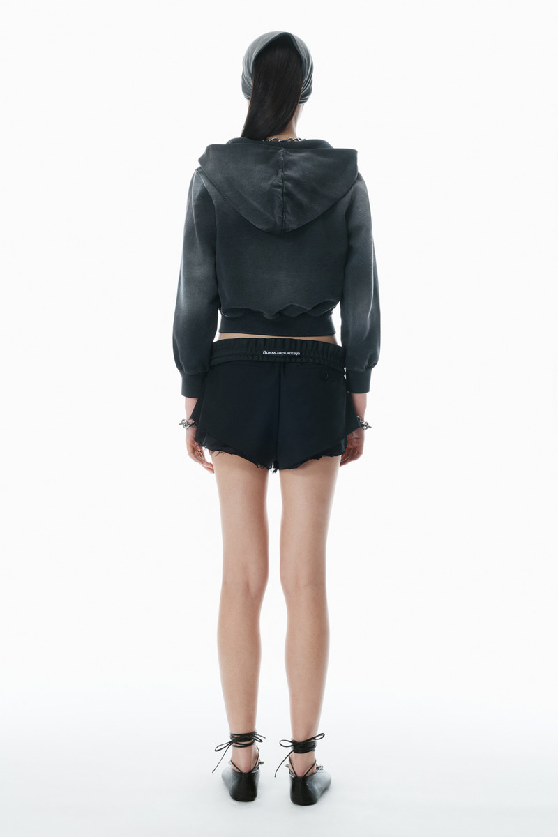 Shrunken Cotton Terry Cardigan 4