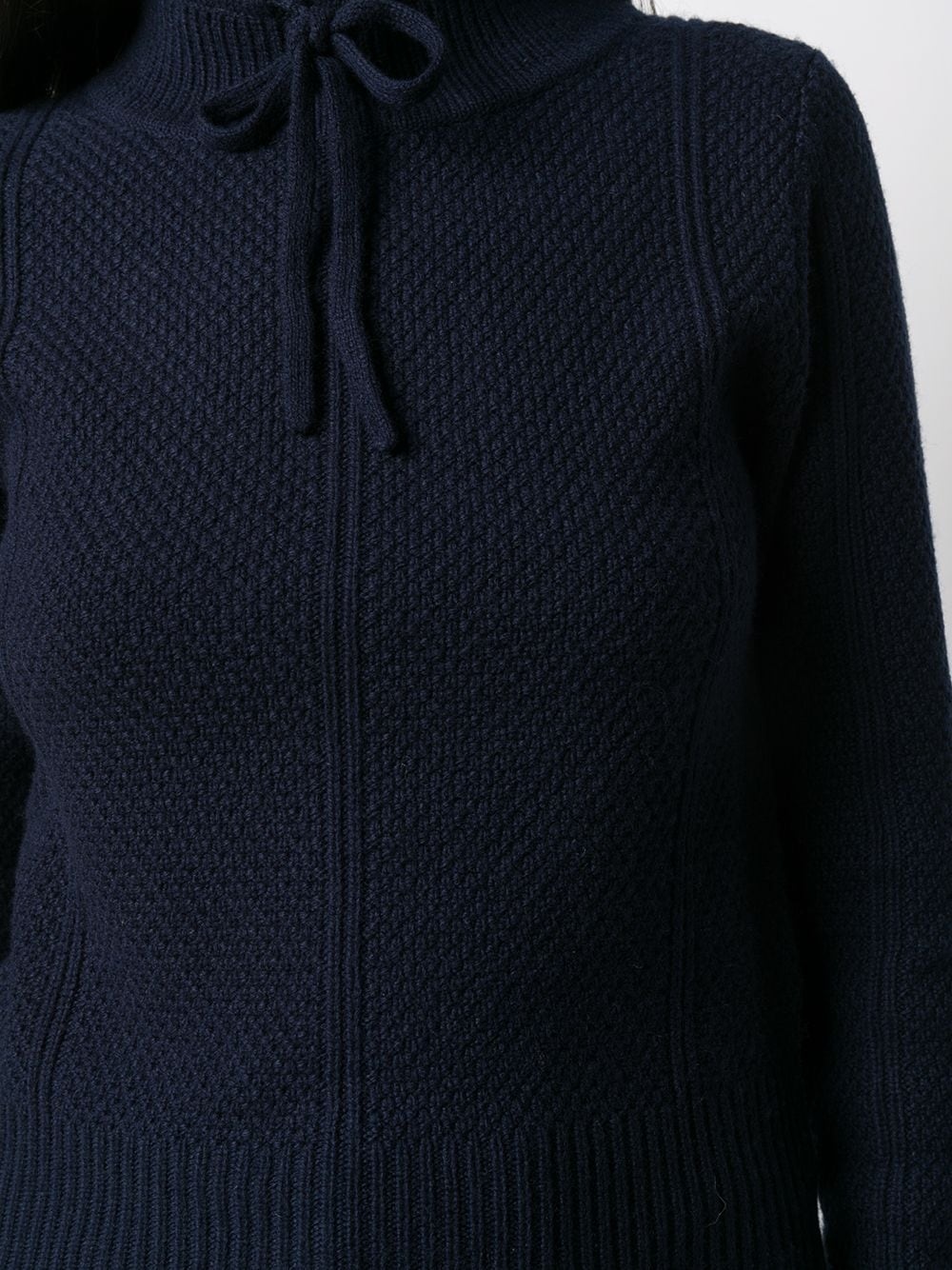 drawstring-neck jumper - 5