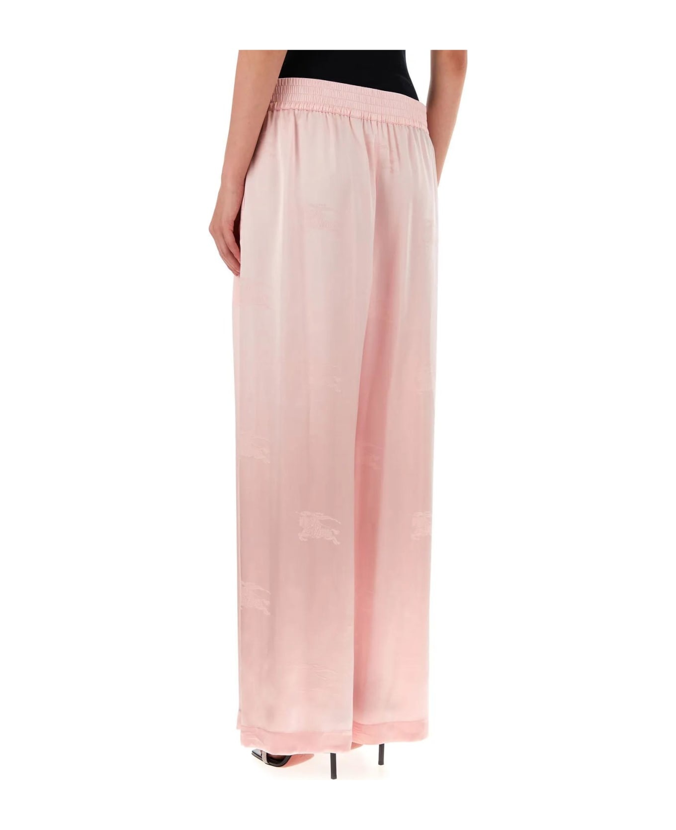 Pastel Pink Satin Pyjama Pant - 5