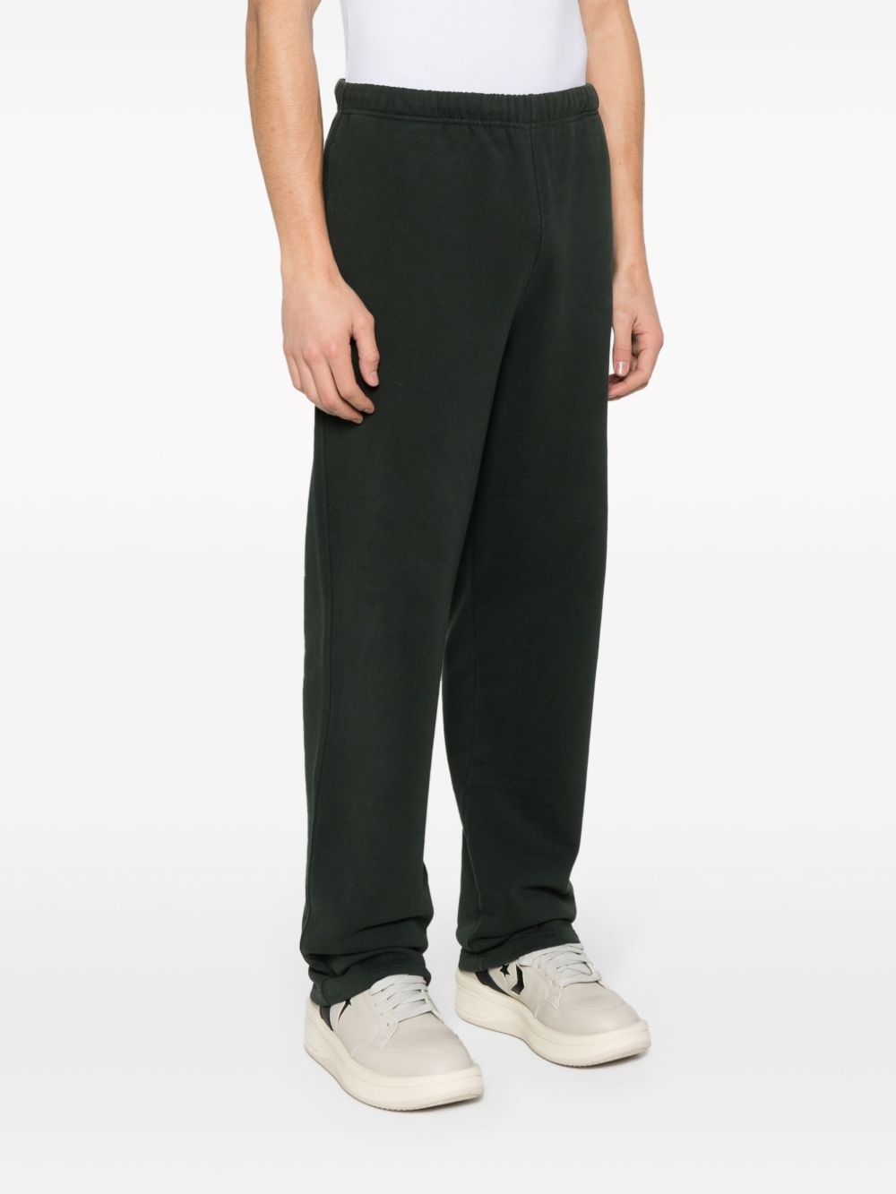 tapered cotton track pants - 3