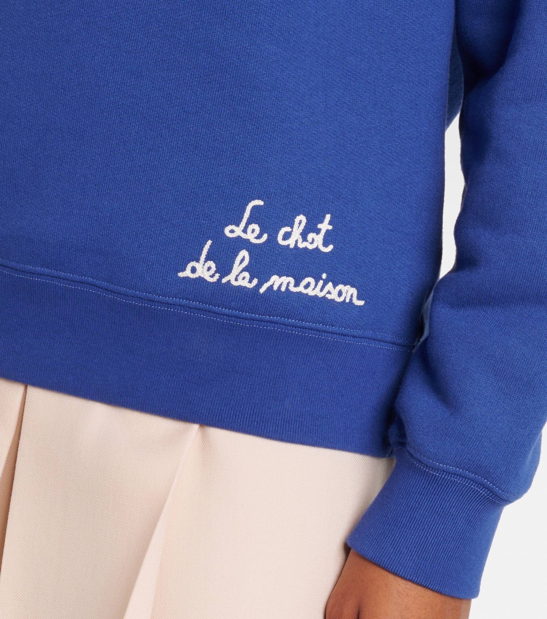 Embroidered cotton jersey sweatshirt - 5