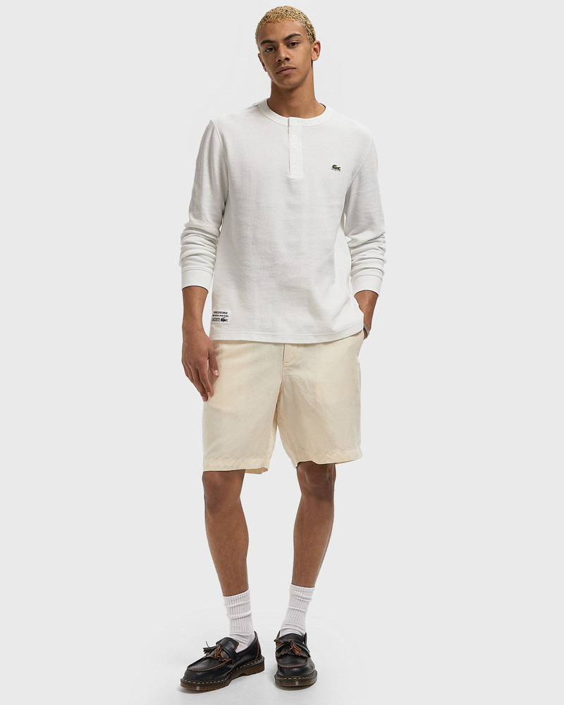 LACOSTE LINEN BLEND TWILL SHORTS outlook
