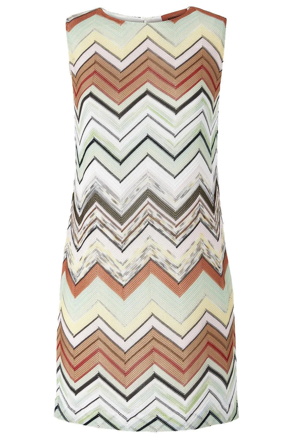 Sleeveless Short Knit Dress - 1