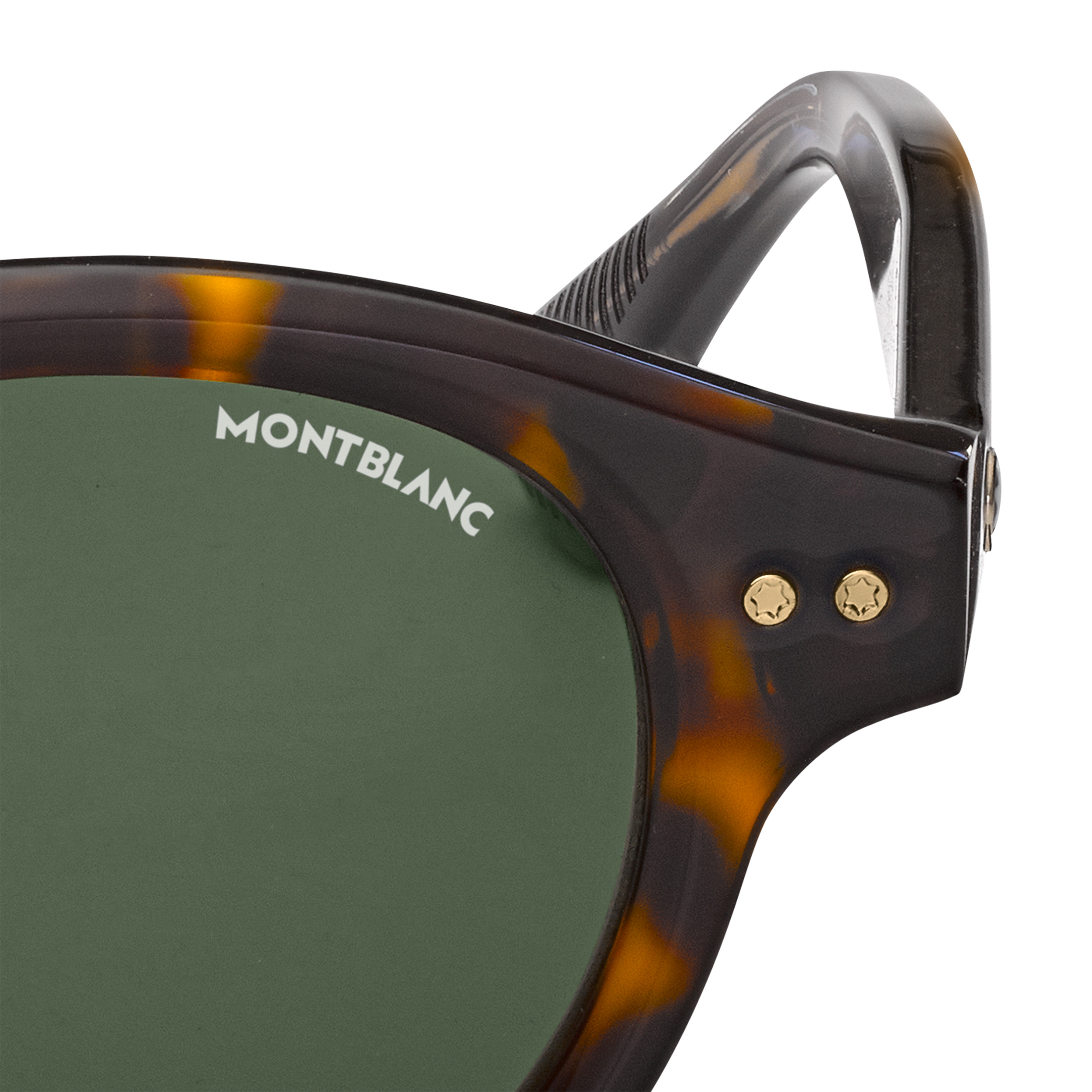 Round Sunglasses with Havana-Colored Acetate Frame - 3