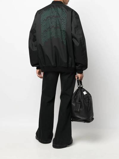 Raf Simons graphic-print bomber jacket outlook