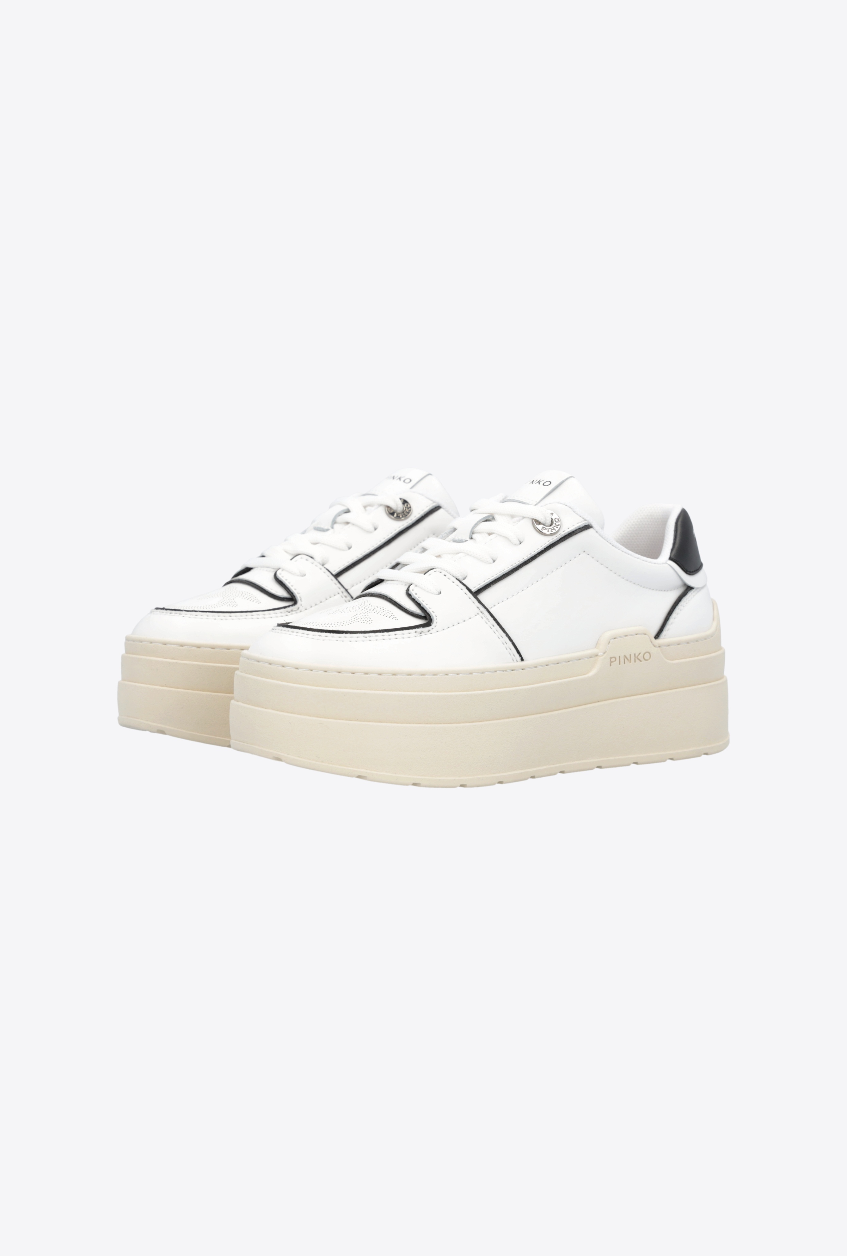 TWO-TONE PLATFORM SNEAKERS - 6