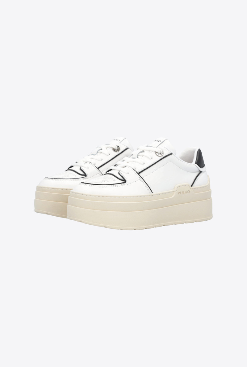 TWO-TONE PLATFORM SNEAKERS 6