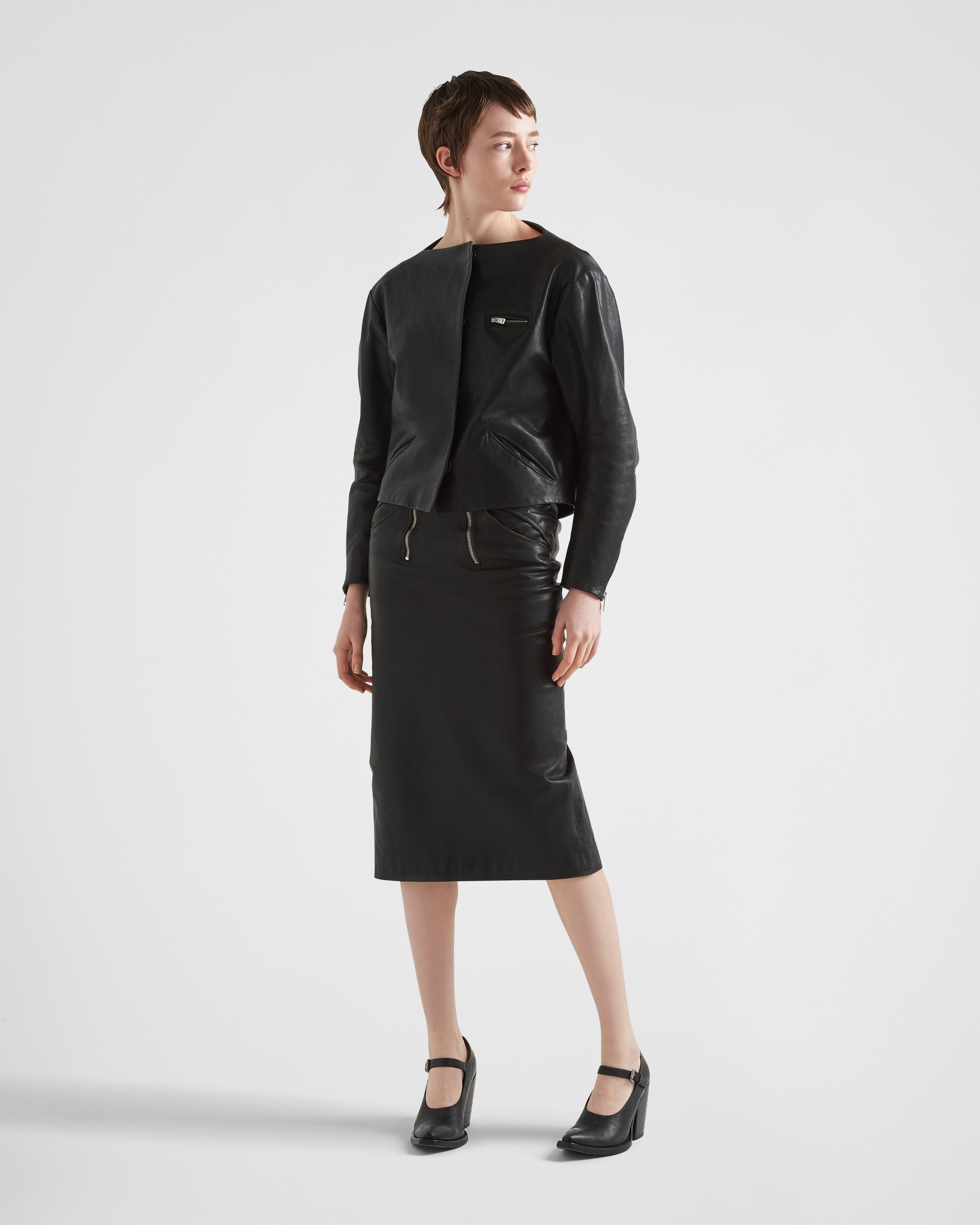 【特別セール品】 Leather Prada skirt REVERSIBLE | スカート