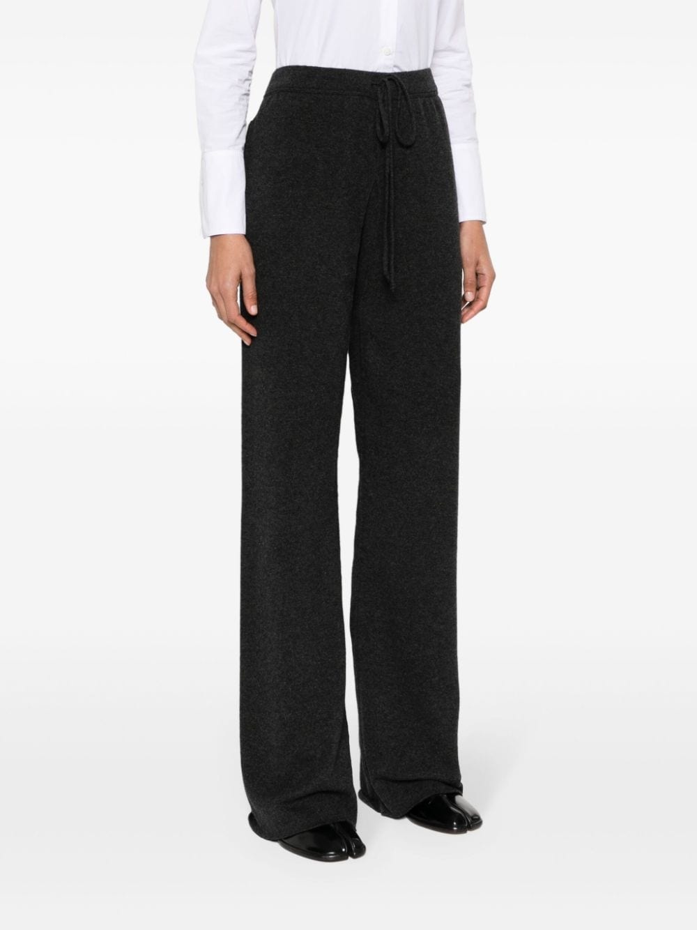 wool-cashmere trousers - 3