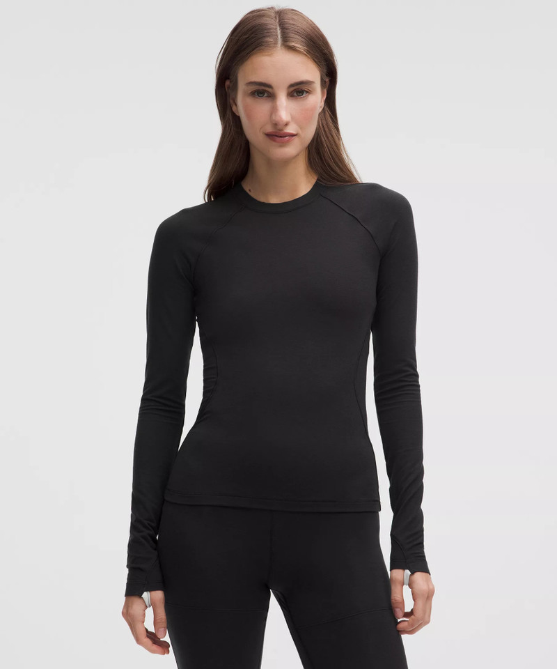 Merino Wool-Blend Crewneck Base Layer 1