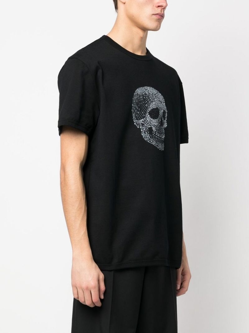 skull-print cotton T-shirt - 3
