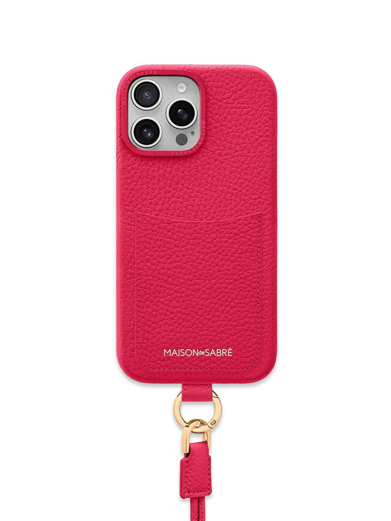 Sling leather iPhone 16 Pro Max phone case 3