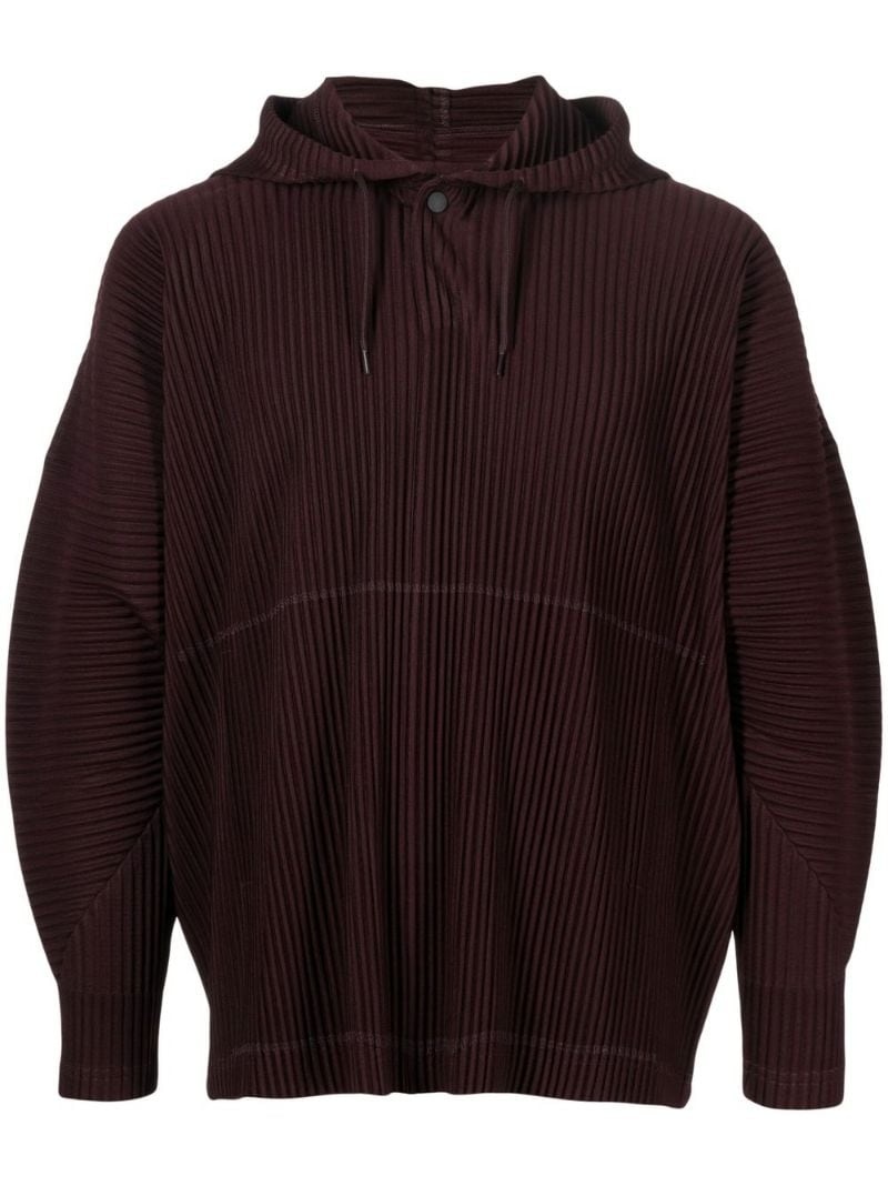 MC November pleated hoodie - 1