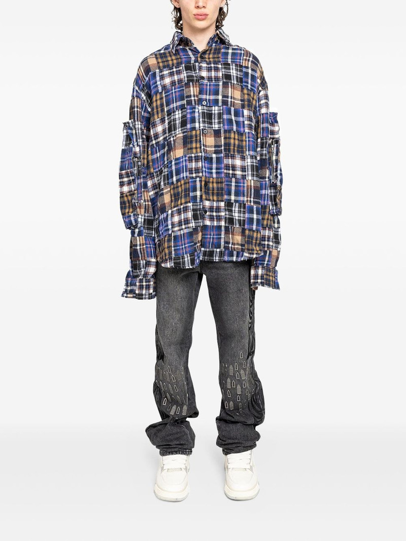 WHO DECIDES WAR stud-embellished jeans outlook