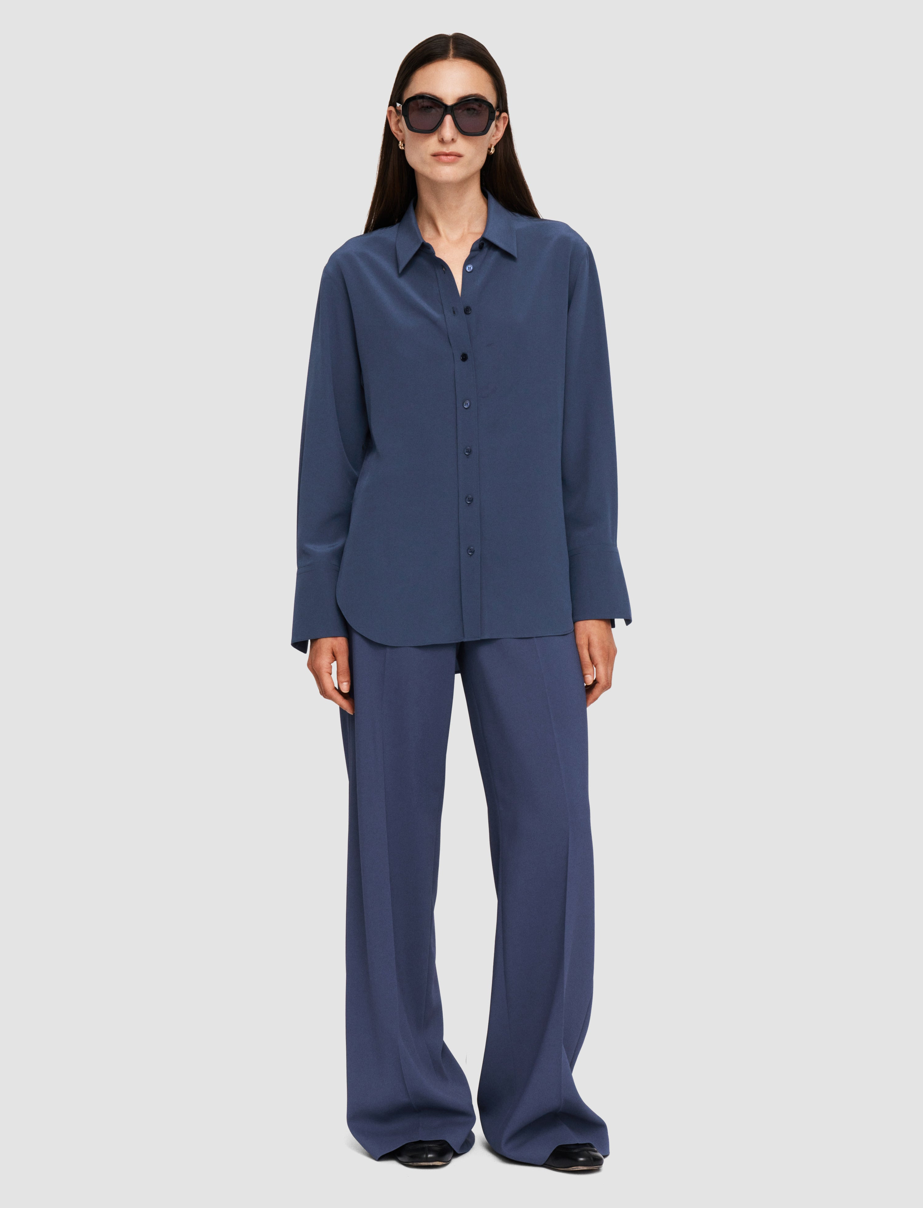 Joe Silk Crepe de Chine Blouse - 2