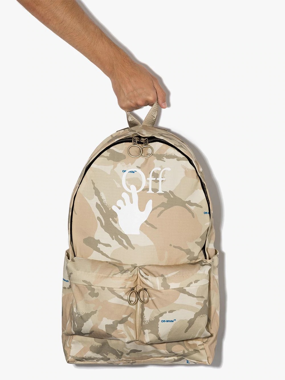 x Browns 50 camouflage-print backpack - 4