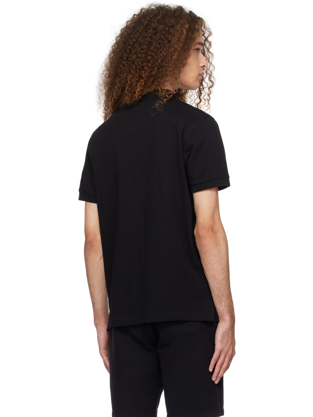 Black Two-Button Polo - 3