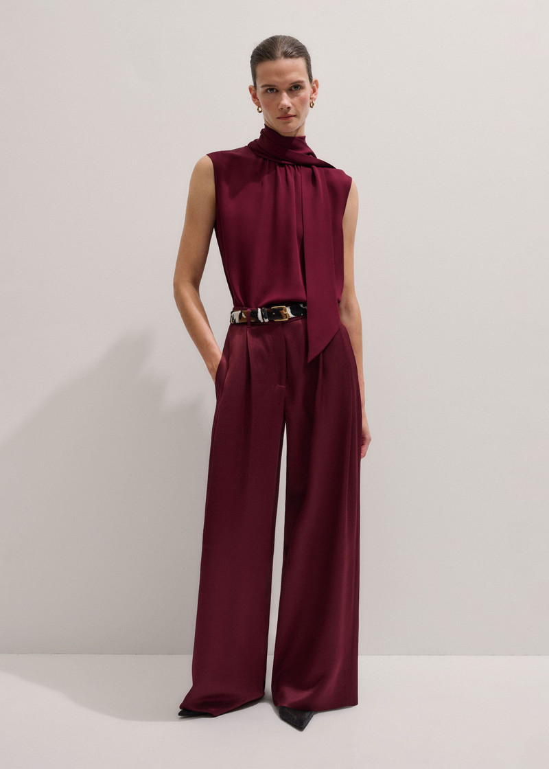 Sleeveless Top + Scarf 4