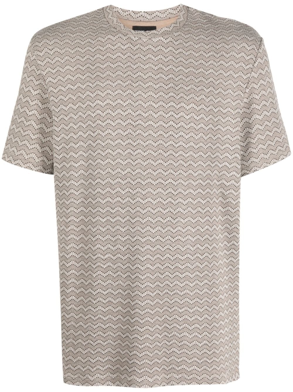 graphic-print round-neck T-shirt - 1