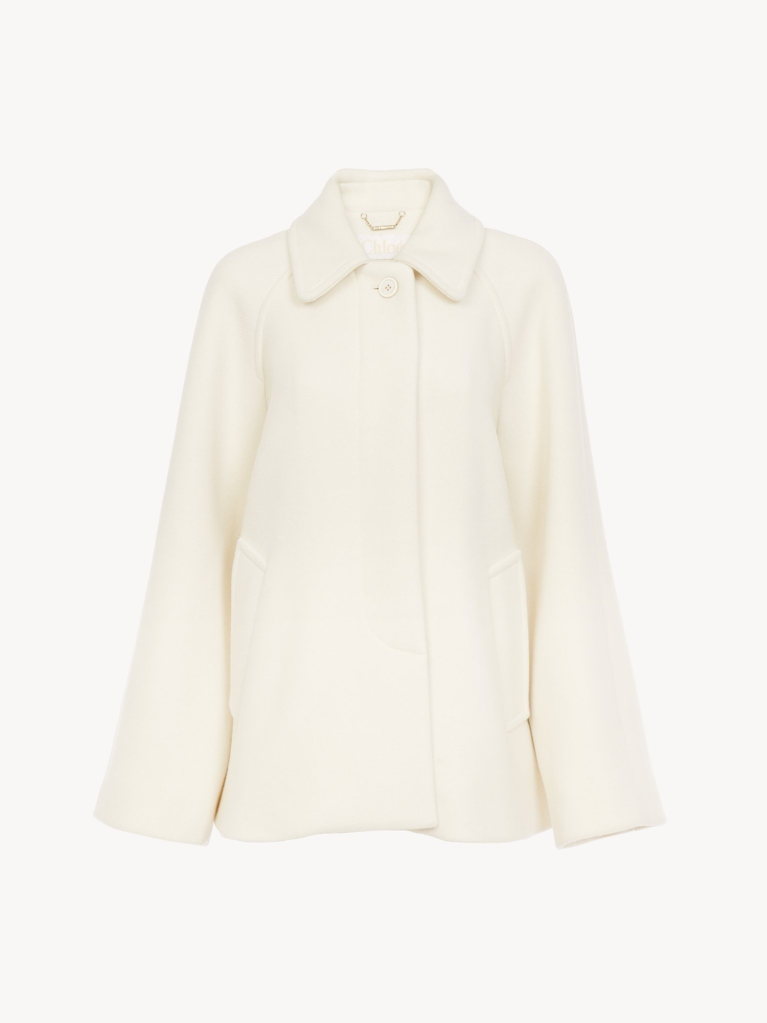 SHORT CAPE COAT - 3