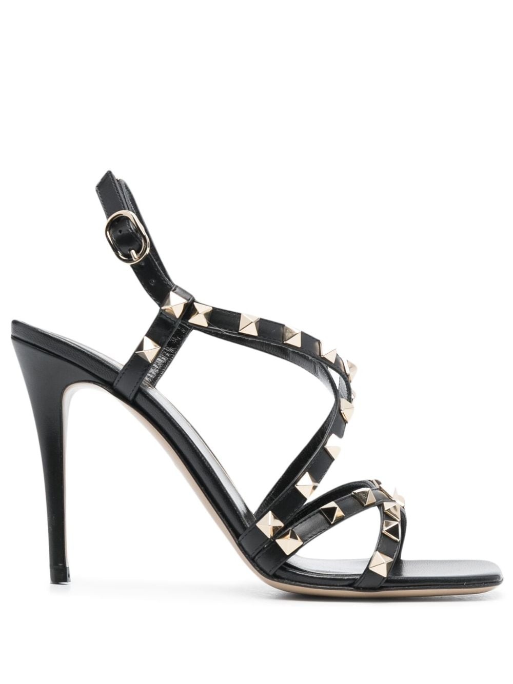 Rockstud 105mm leather sandals - 1