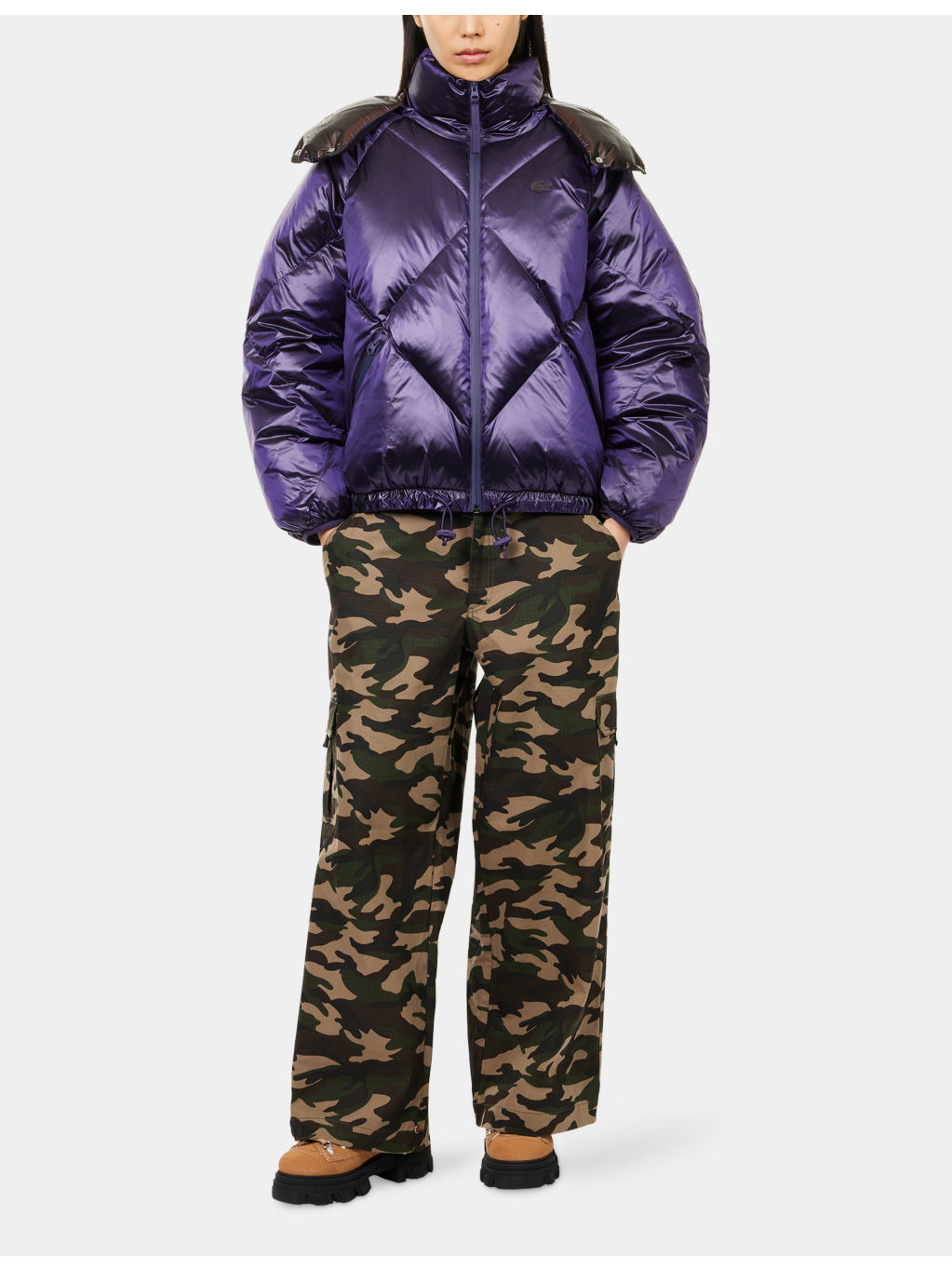 Hooded Shell Puffer Jacket - 2