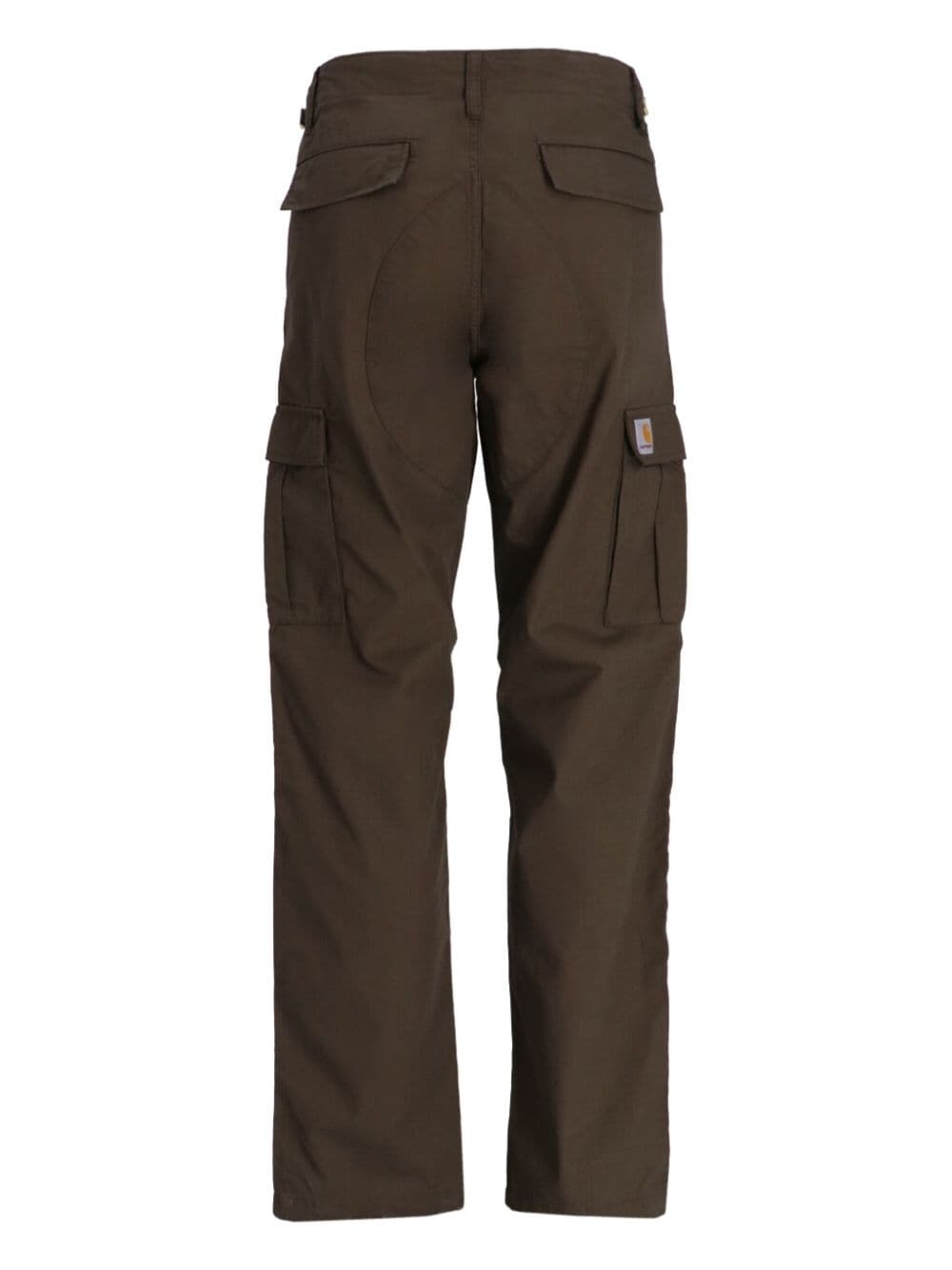 mide-rise cotton cargo pants - 2