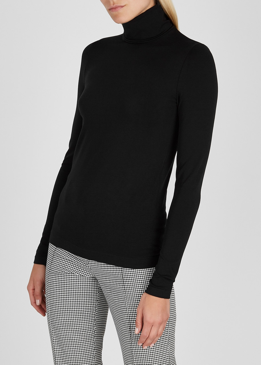 Aurora roll-neck jersey top - 2