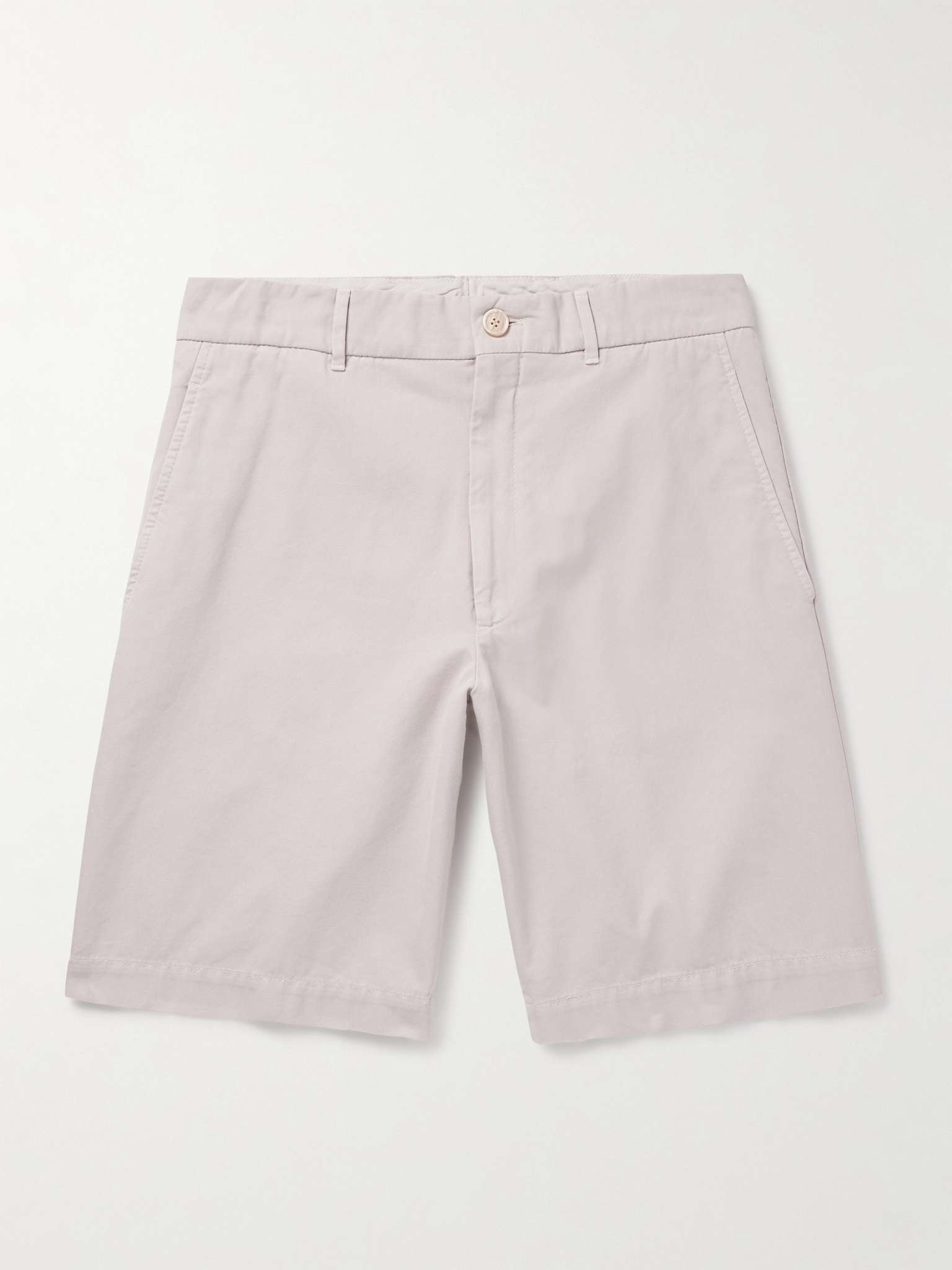 Straight-Leg Cotton-Twill Bermuda Shorts - 1