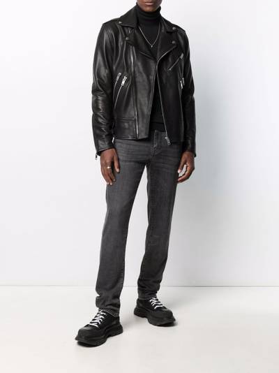 Diesel biker-style zip jacket outlook