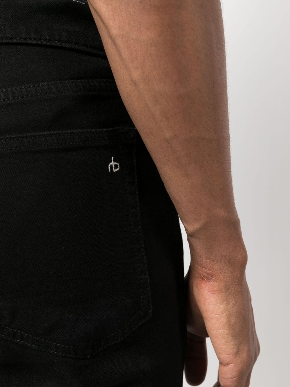mid-rise slim-cut jeans - 5