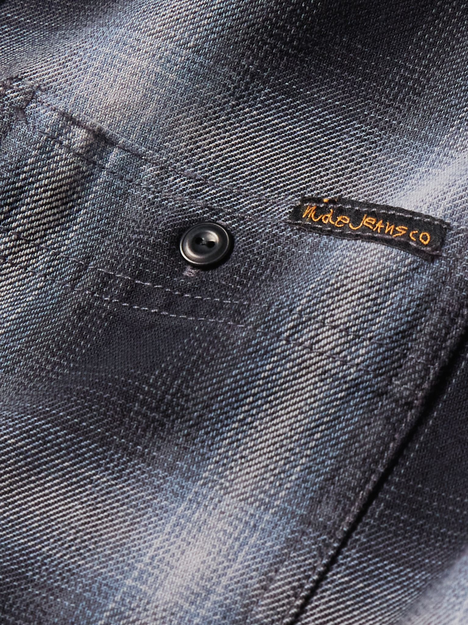 Julian Checked Brushed Cotton-Flannel Shirt Blue - 5