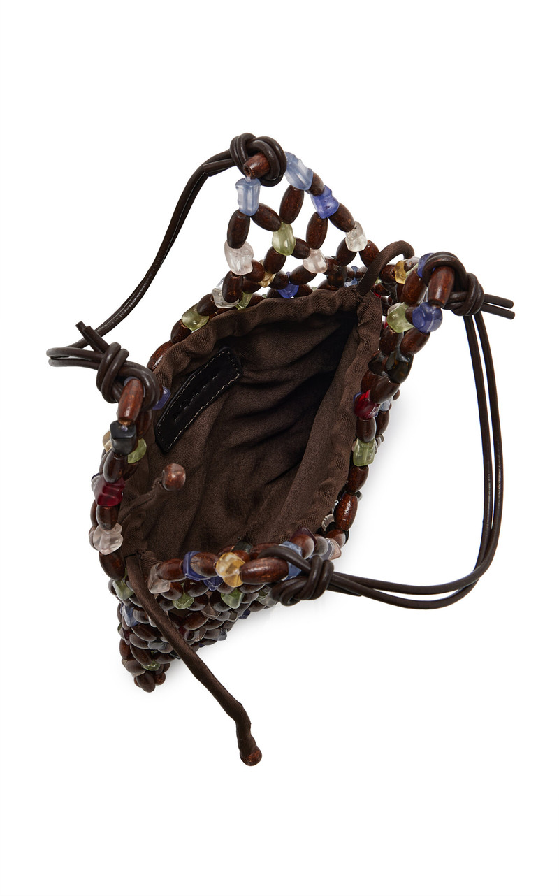 Kelly Beaded Bag brown 5