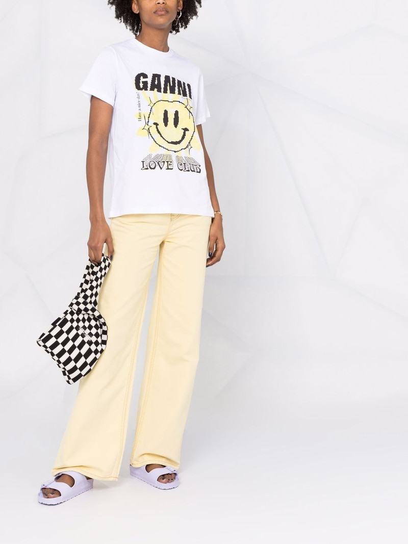GANNI Magny wide-leg jeans outlook