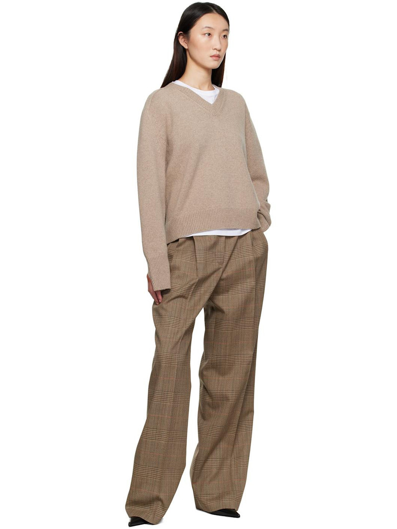 RÓHE Beige Sleeve Wrap Sweater outlook