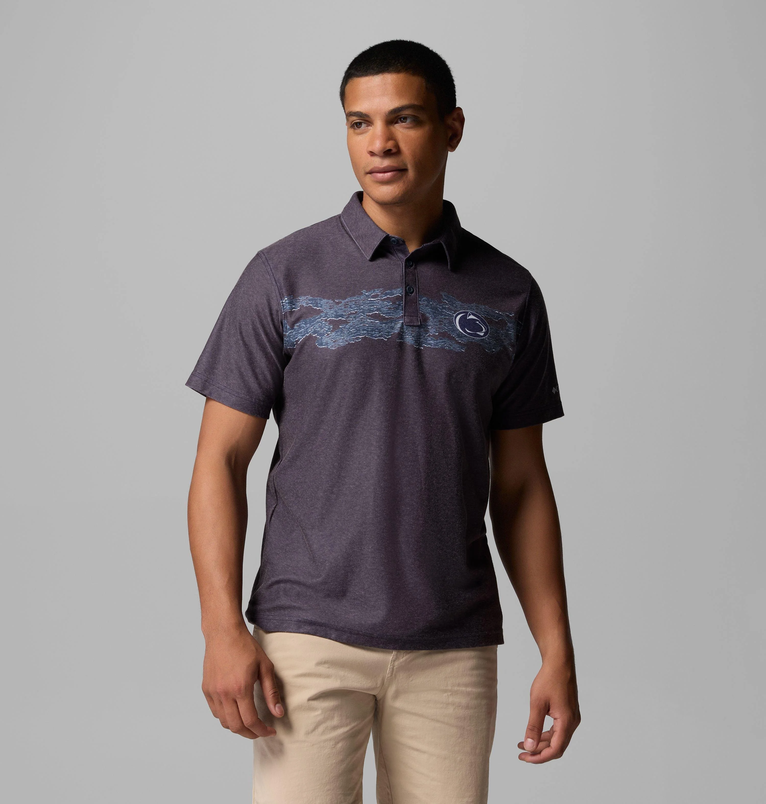 Men's Collegiate Thistletown Hills Printed Polo - Penn State - 1