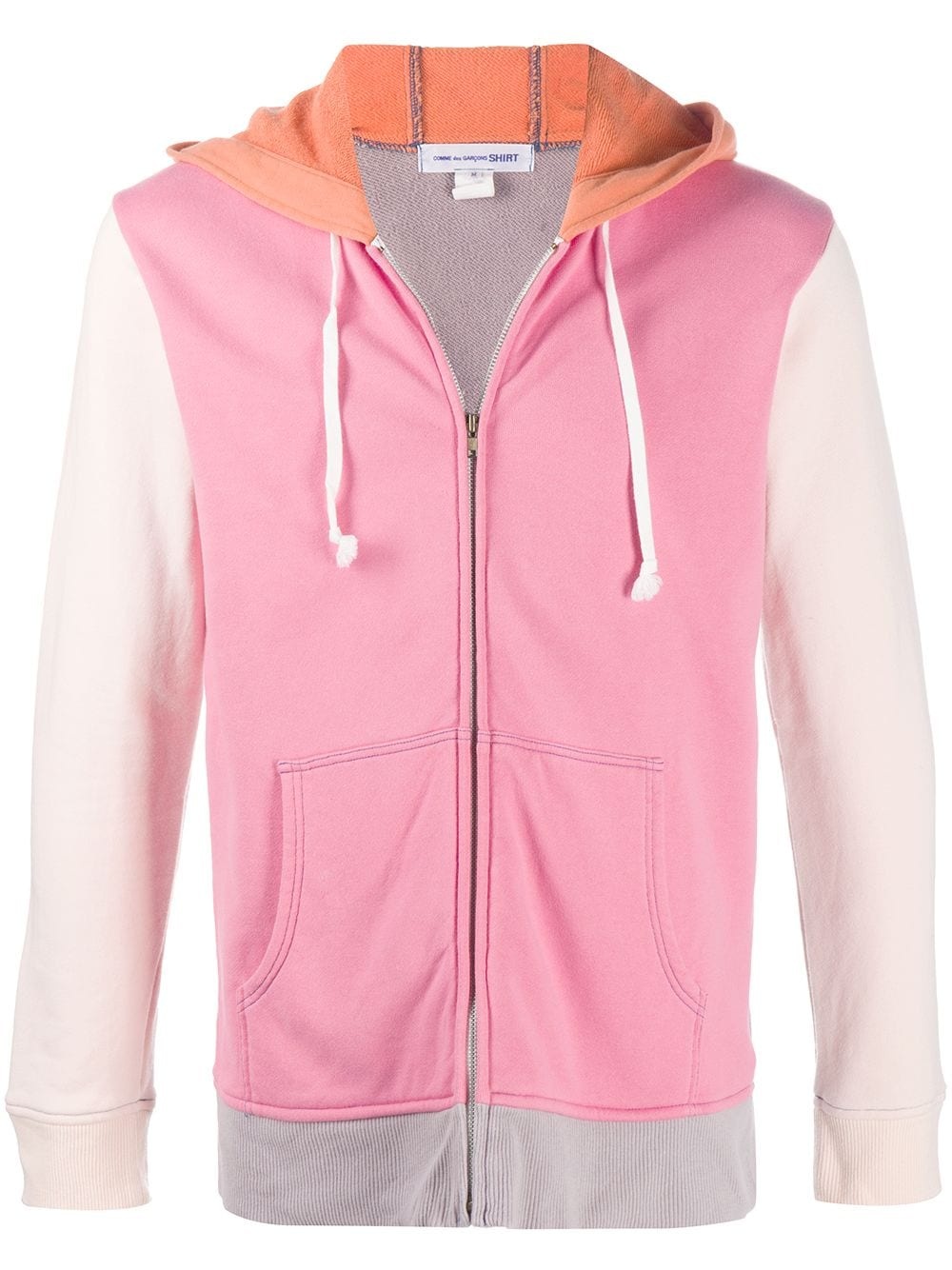 colour-block hoodie - 1