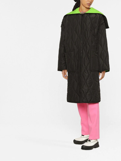 MSGM zip-up padded coat outlook