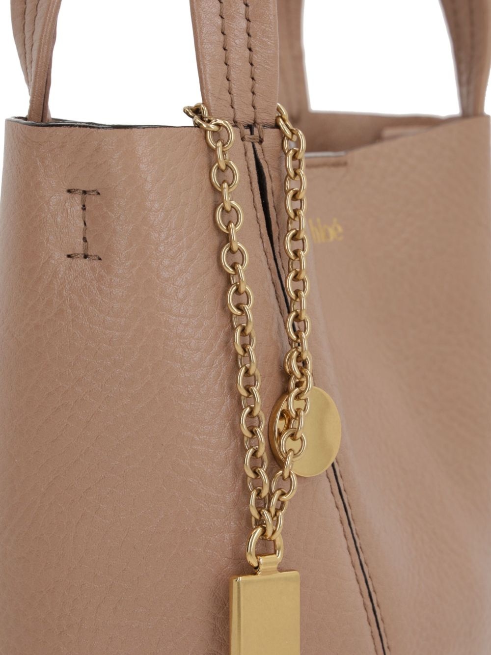 leather tote bag - 4