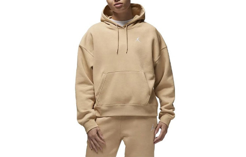 Jordan (WMNS) Air Jordan Brooklyn Fleece Hoodie 'Desert' FN4488-277 outlook