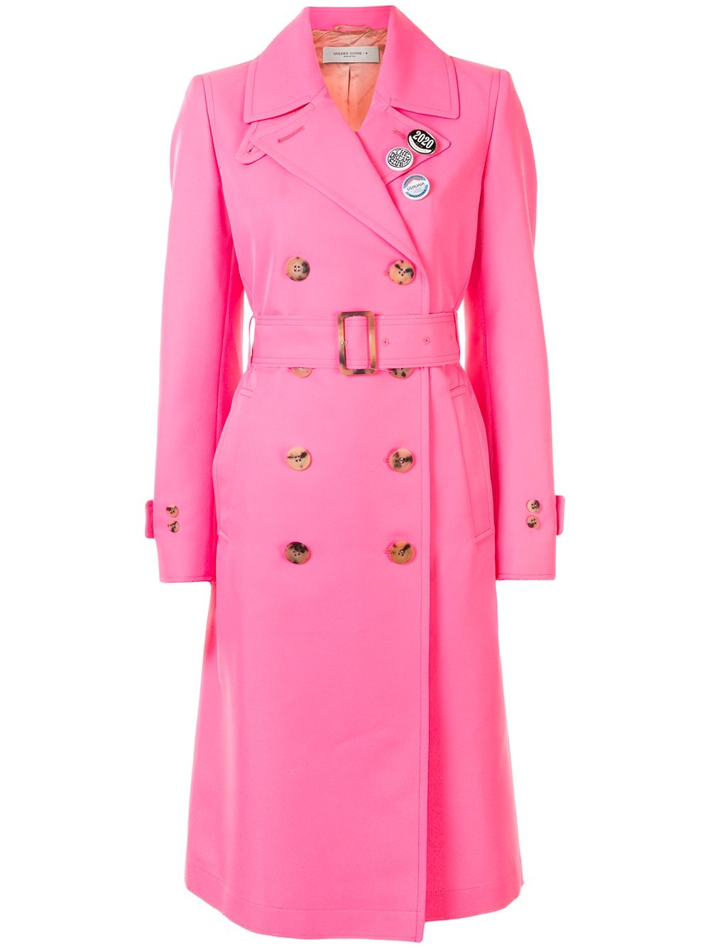 Abigail pin detail trench coat - 1