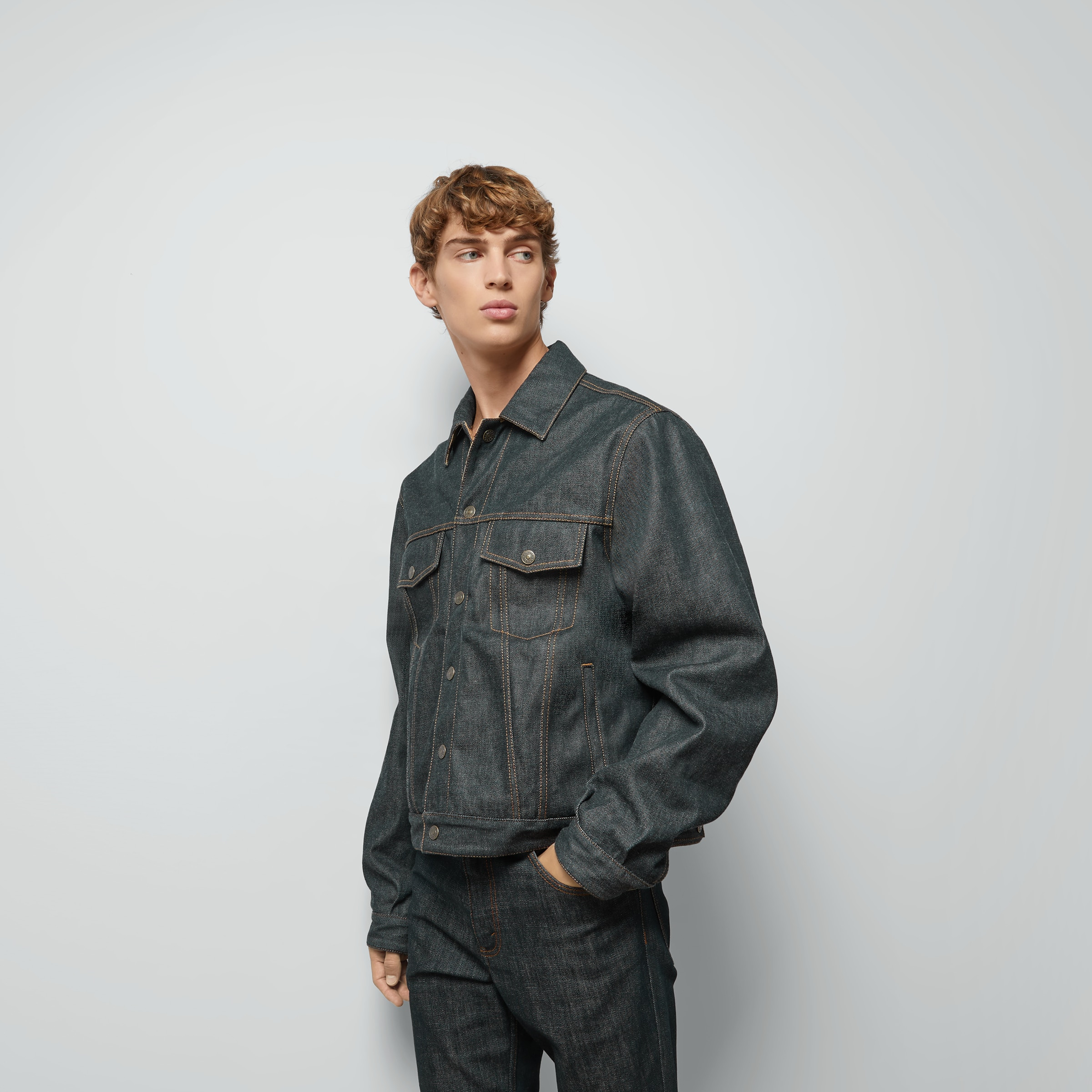 GG reversible denim jacket - 7