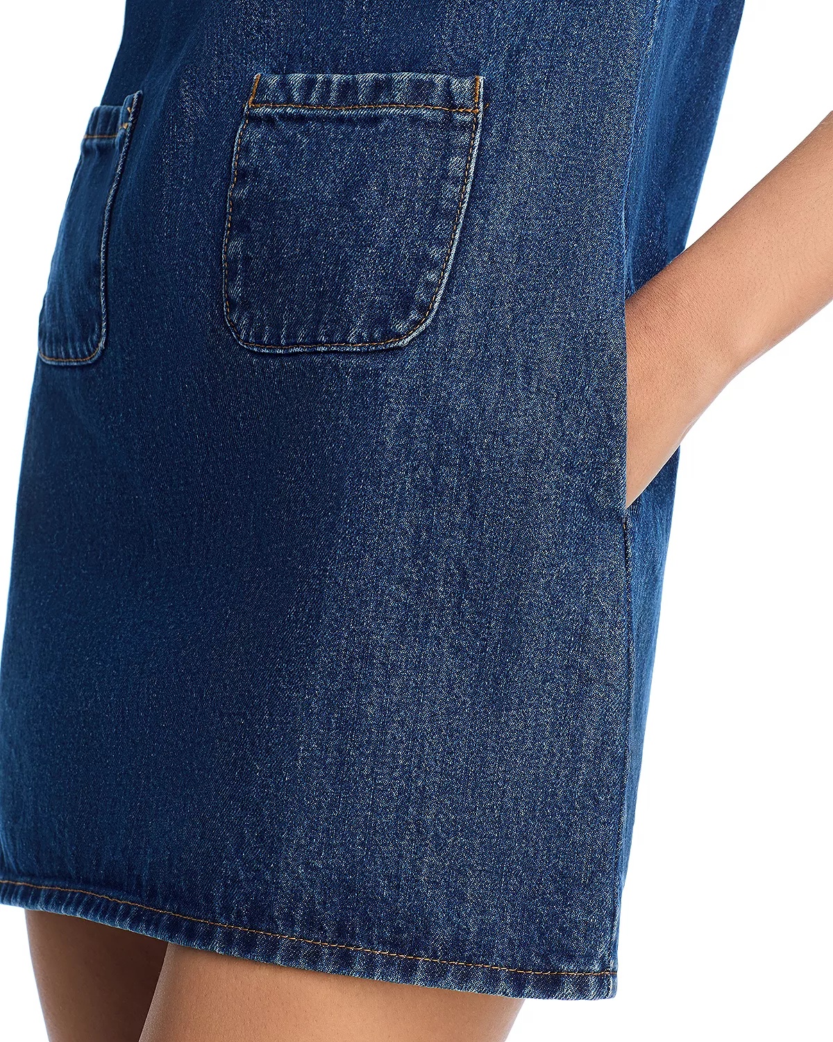 Embellished Denim Mini Dress - 6