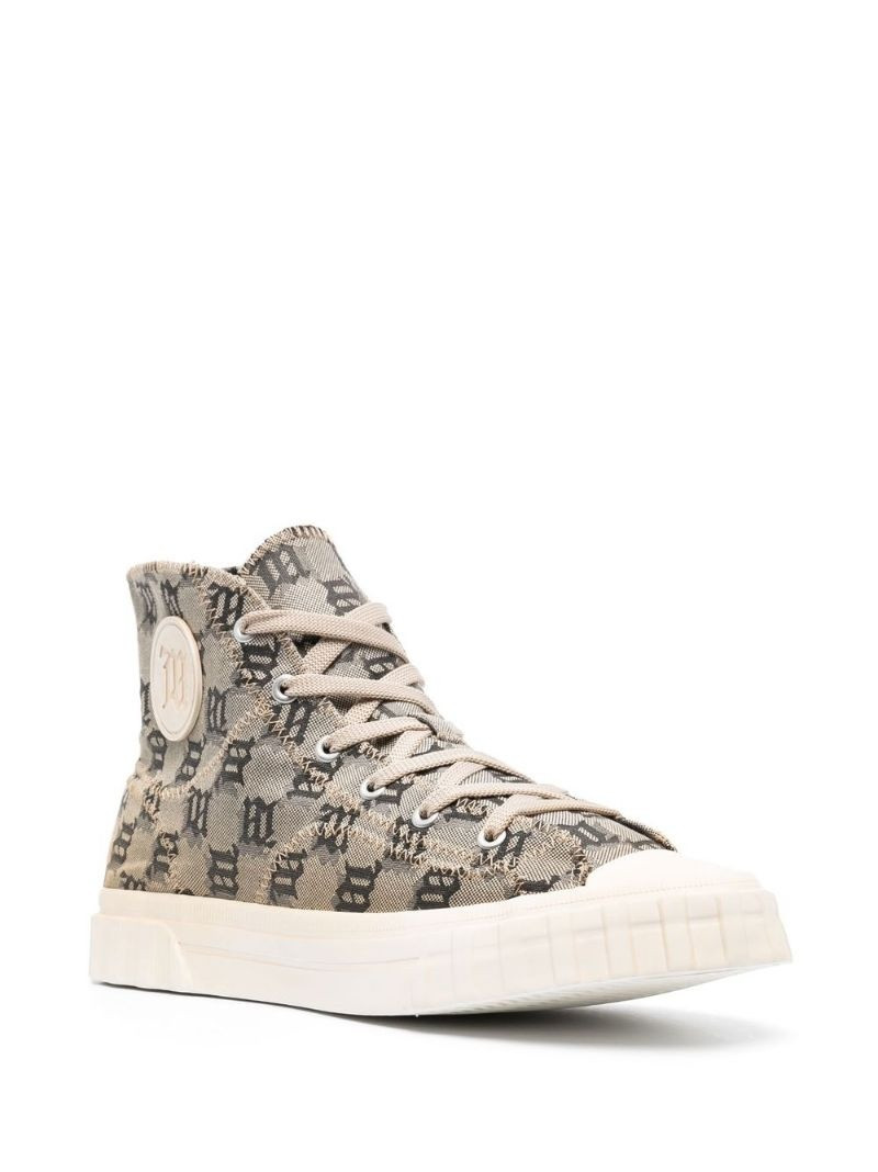 MISBHV monogram high-top sneakers outlook
