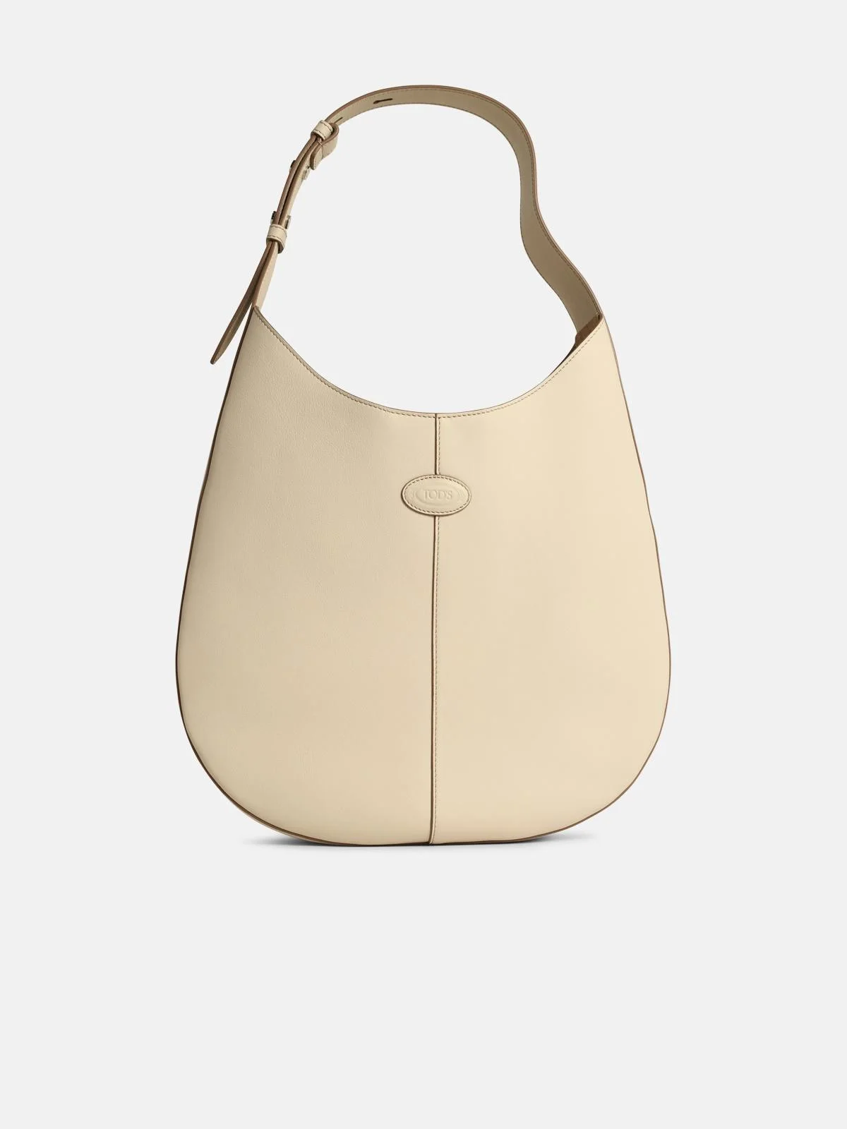 'HOBO' WHITE LEATHER BAG - 1