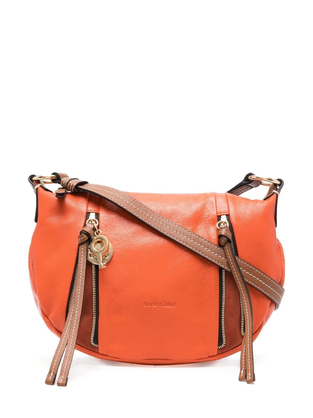 Indra leather shoulder bag - 1