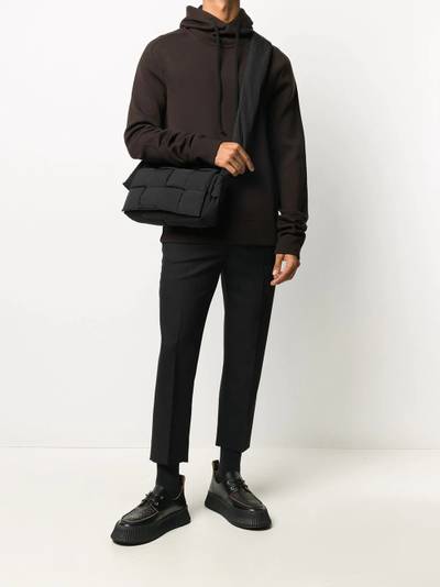 Bottega Veneta shawl neck hoodie outlook