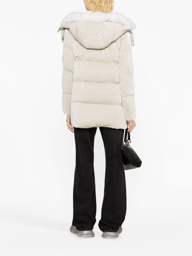 hooded quilted down jacket 3