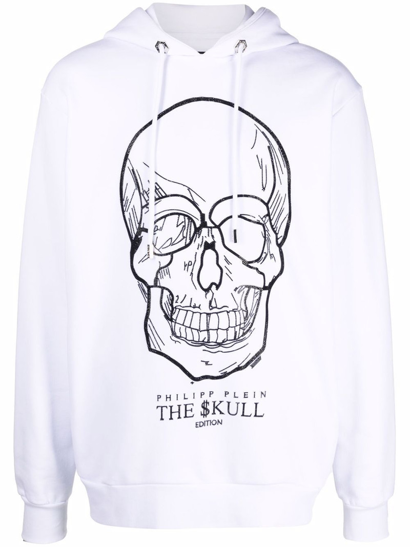 crystal-skull pullover hoodie 1